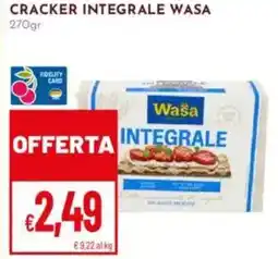 Pan Cracker integrale WASA offerta