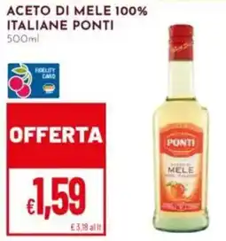 Pan Aceto di mele 100% italiane PONTI offerta