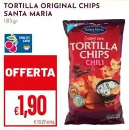 Pan Tortilla original chips SANTA MARIA offerta