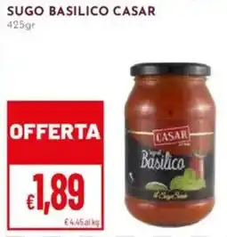 Pan Sugo basilico CASAR offerta