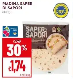 Pan Piadina SAPER DI SAPORI offerta