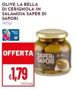 Pan Olive la bella di cerignola in salamoia SAPER DI SAPORI offerta