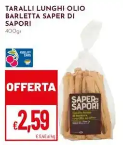 Pan Taralli lunghi olio barletta SAPER DI SAPORI offerta