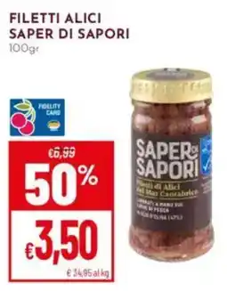 Pan Filetti alici SAPER DI SAPORI offerta