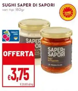 Pan Sughi SAPER DI SAPORI offerta