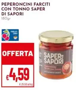 Pan Peperoncini farciti con tonno SAPER DI SAPORI offerta