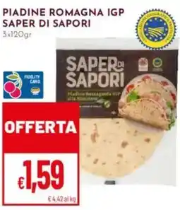 Pan Piadine romagna igp SAPER DI SAPORI offerta