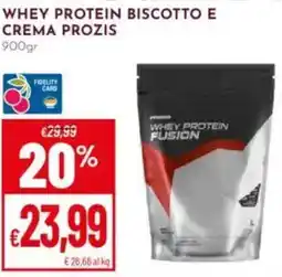 Pan Whey protein biscotto e crema PROZIS offerta