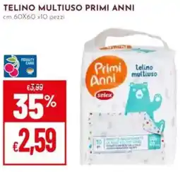Pan Telino multiuso PRIMI ANNI offerta