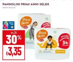 Pan Pannolini primi anni SELEX offerta