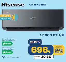 Euronics Hisense QH35XV4BG offerta