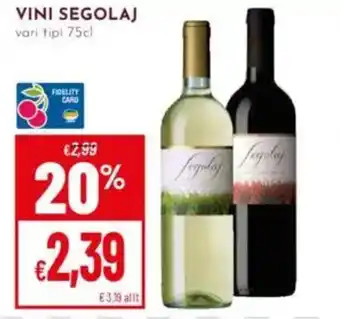 Pan Vini SEGOLAJ offerta