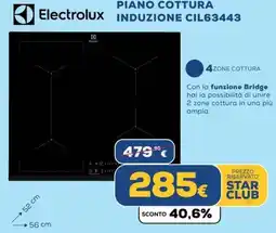 Euronics Electrolux PIANO COTTURA INDUZIONE CIL63443 offerta