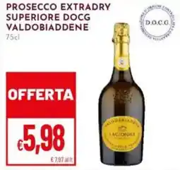 Pan Prosecco extradry superiore docg VALDOBIADDENE offerta