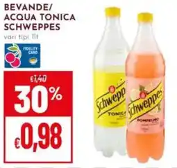 Pan Bevande/ acqua tonica SCHWEPPES offerta