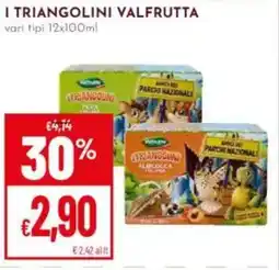 Pan I triangolini VALFRUTTA offerta