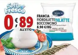 Deco Supermercati Francia fiordilatte bocconcino offerta