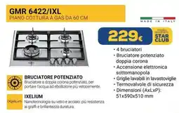 Euronics Whirlpool GMR 6422/IXL PIANO COTTURA A GAS offerta