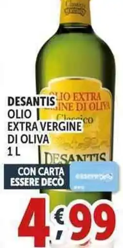 Deco Supermercati Desanitis olio extra vergine di oliva offerta