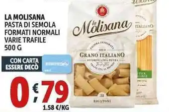 La molisana pasta di semola formati normali