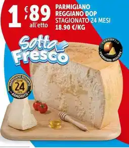 Deco Supermercati Reggiano dop stagionato 24 mesi offerta