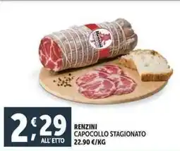 Deco Supermercati Renzini capocollo stagionato offerta