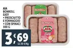 Deco Supermercati Aia bonroll easy prosciutto e formaggio con spinaci offerta