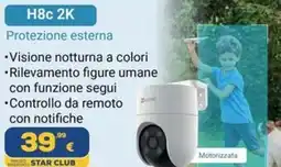 Euronics EZVIZ H8c 2K Protezione esterna offerta
