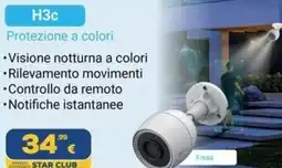 Euronics EZVIZ H3c Protezione a colori offerta