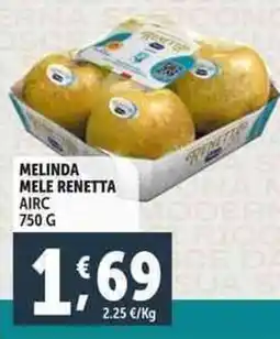Deco Supermercati Melinda mele renetta AIRC offerta