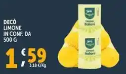 Deco Supermercati Decò limone in conf. offerta
