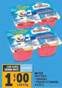 Deco Supermercati Nestlé fruttolo offerta