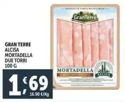 Deco Supermercati Gran terre alcisa mortadella due torri offerta