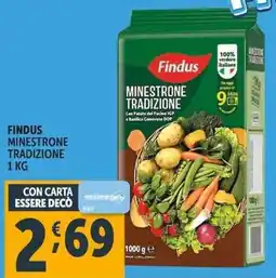 Deco Supermercati Findus minestrone tradizione offerta