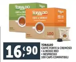 Deco Supermercati Toraldo caffè forte & cremoso offerta