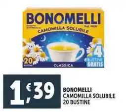 Deco Supermercati Bonomelli camomilla solubile 20 bustine offerta