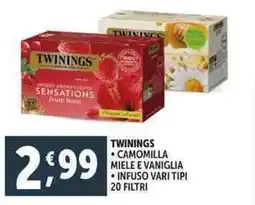 Deco Supermercati Twinings camomilla miele e vaniglia infuso2,99 20 filtri offerta