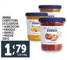 Deco Supermercati Zuegg confetture le classiche offerta