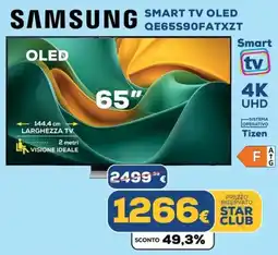 Euronics SAMSUNG SMART TV OLED QE65S90FATXZT offerta