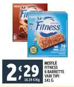 Deco Supermercati Nestle fitness 6 barrette offerta