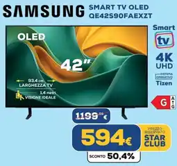 Euronics SAMSUNG SMART TV OLED QE42S90FAEXZT offerta