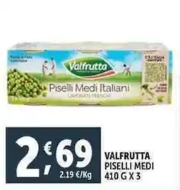 Deco Supermercati Valfrutta piselli medi offerta