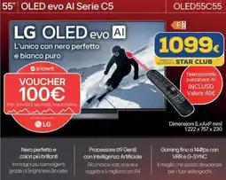 Euronics LG OLED evo Al Serie C5 OLED55C55 offerta
