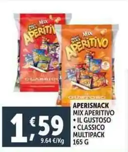 Deco Supermercati Oustoro aperisnack mix aperitivo il gustoso classico multipack offerta
