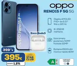 Euronics oppo Reno15 F 5G offerta