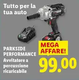 Expert PARKSIDE PERFORMANCE Avvitatore a percussione ricaricabile offerta