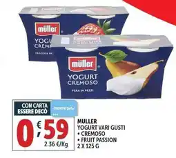 Deco Supermercati Muller yogurt offerta