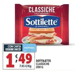 Deco Supermercati Sottilette classiche offerta