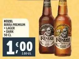 Deco Supermercati Kozel birra premium lager dark offerta