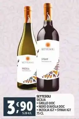 Deco Supermercati Settesoli sicilia grillo doc offerta